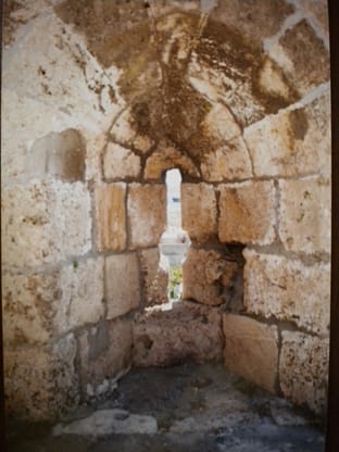 Fort Arrow Slit Arwad Syria
