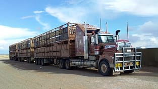 Pimba road train Road Trains on the Barkly